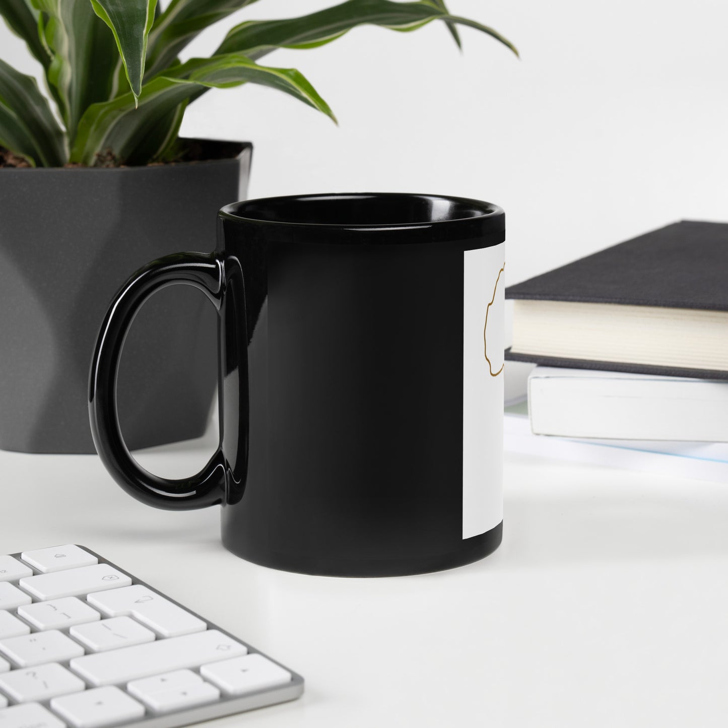 Black Glossy Mug