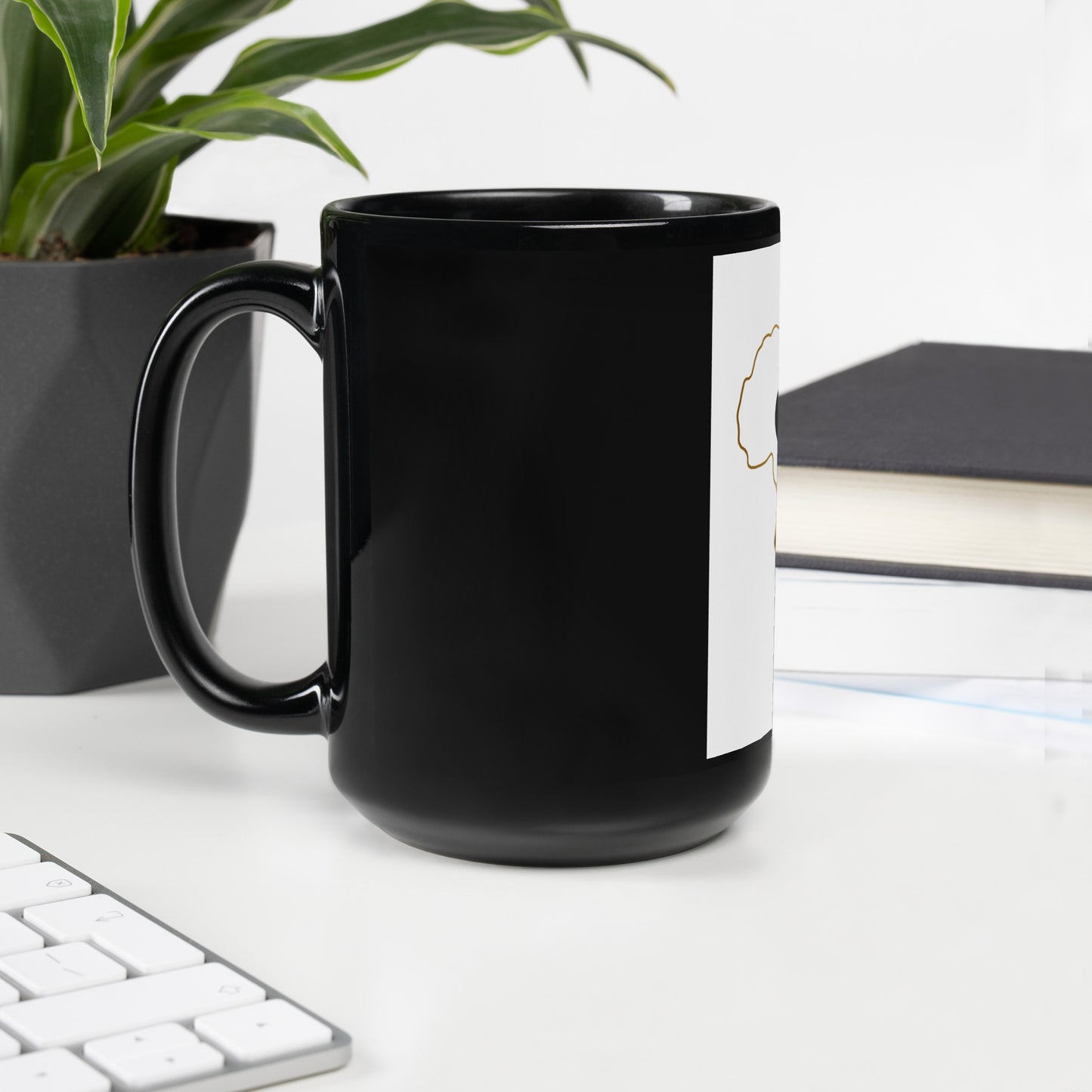 Black Glossy Mug