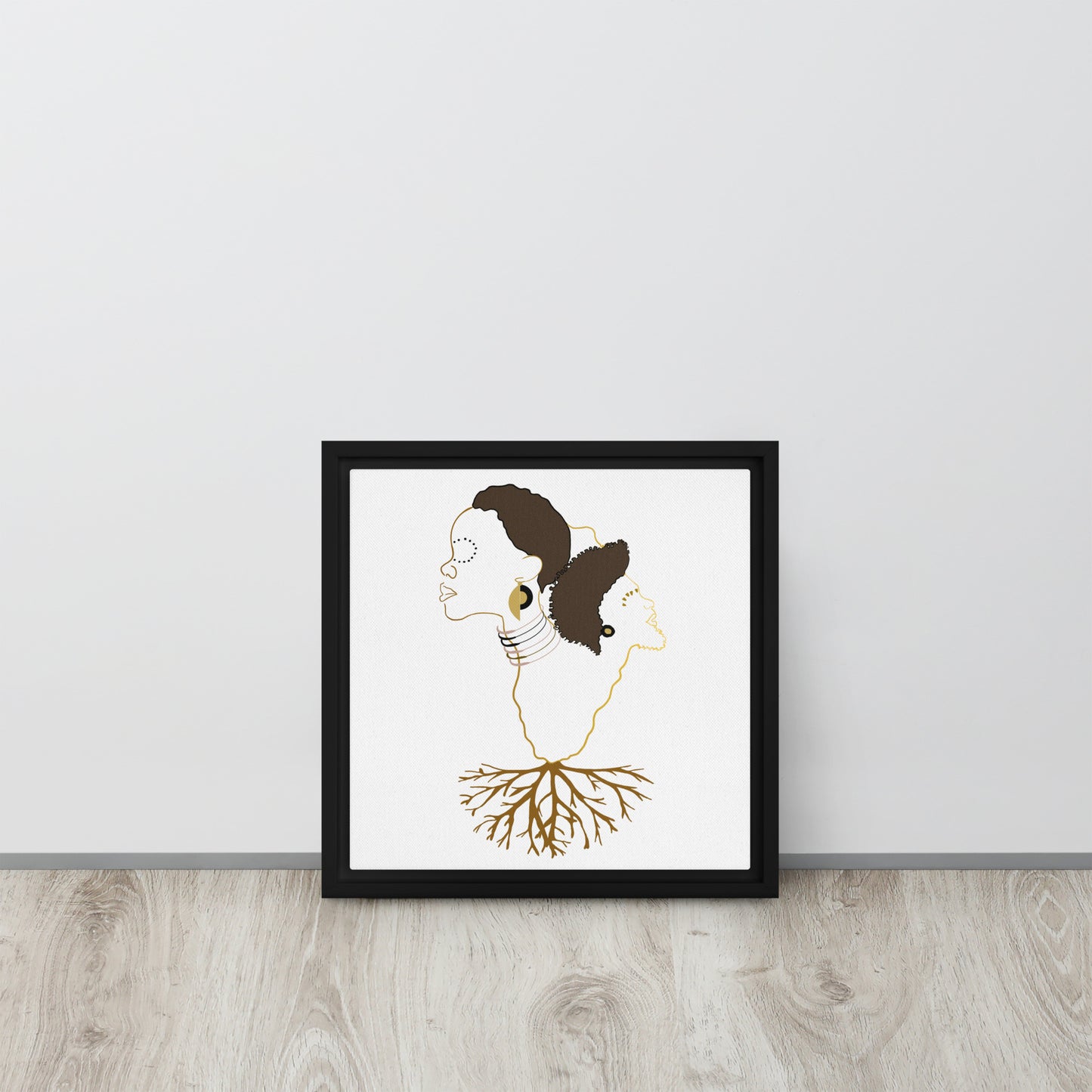 Roots Framed canvas