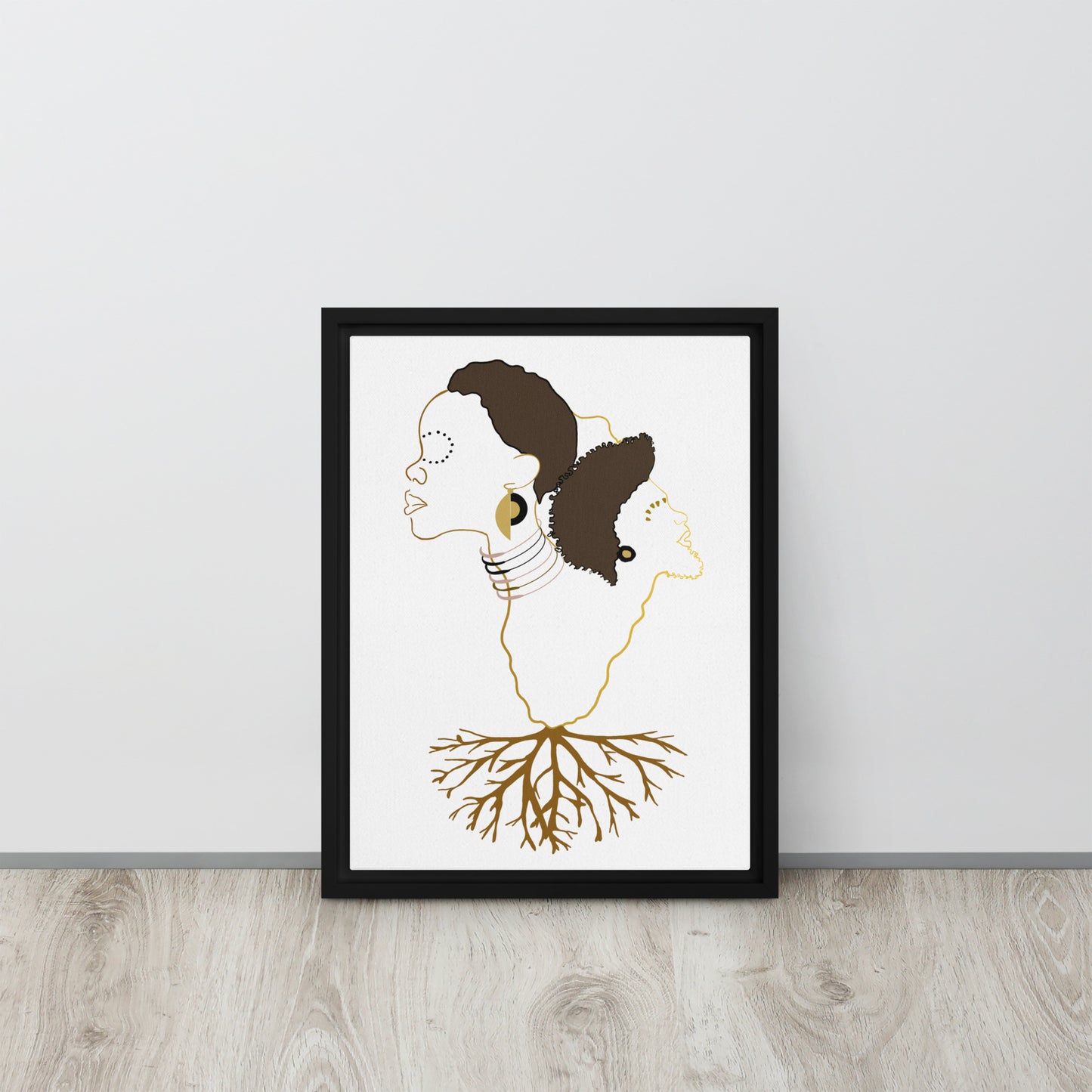 Roots Framed canvas