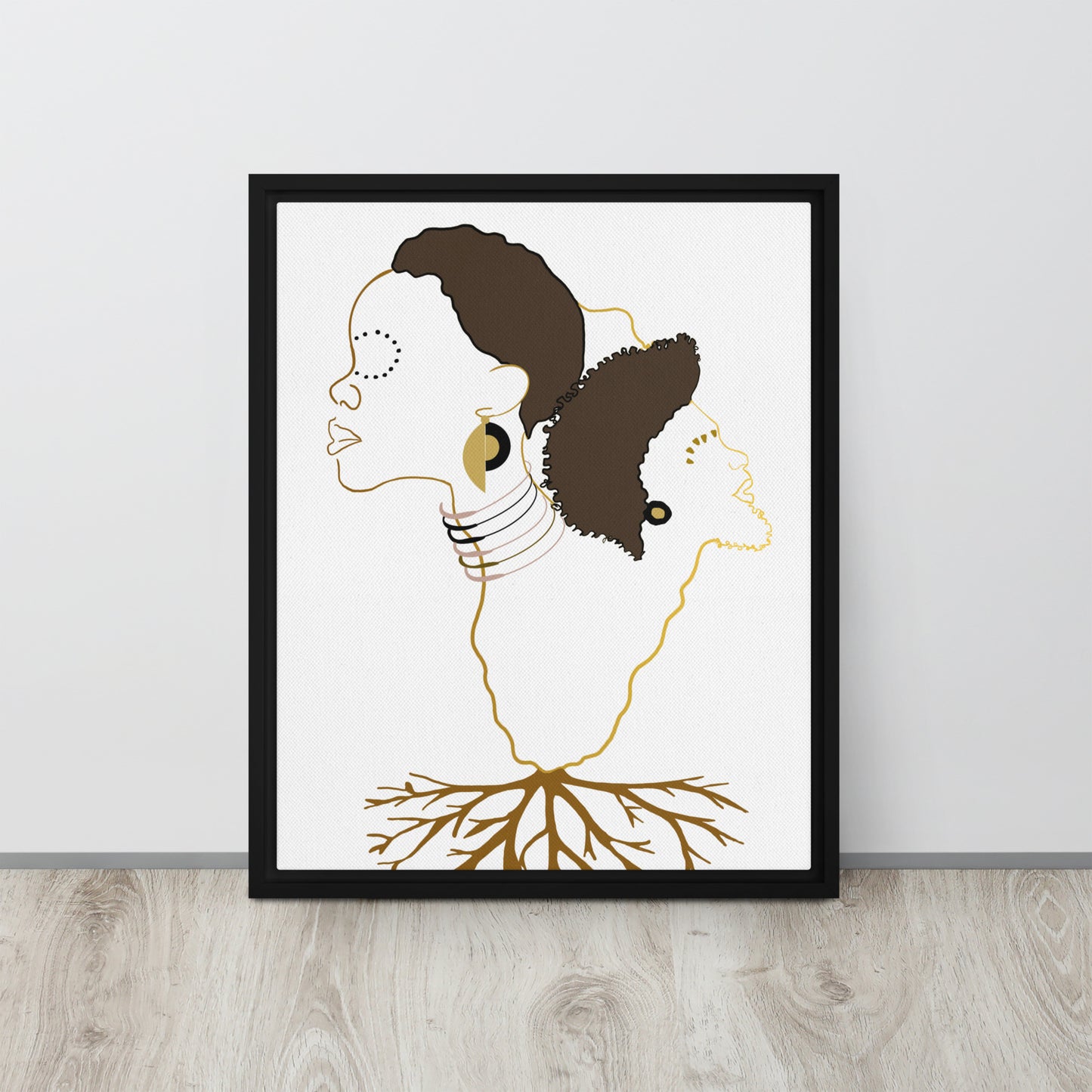 Roots Framed canvas