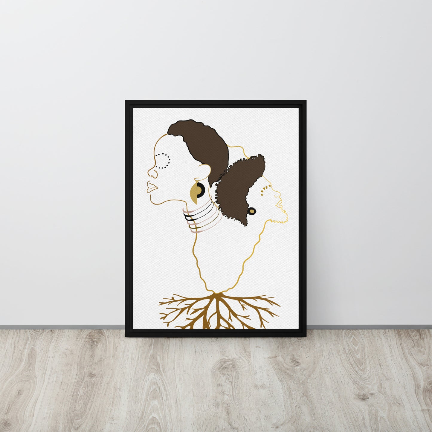 Roots Framed canvas