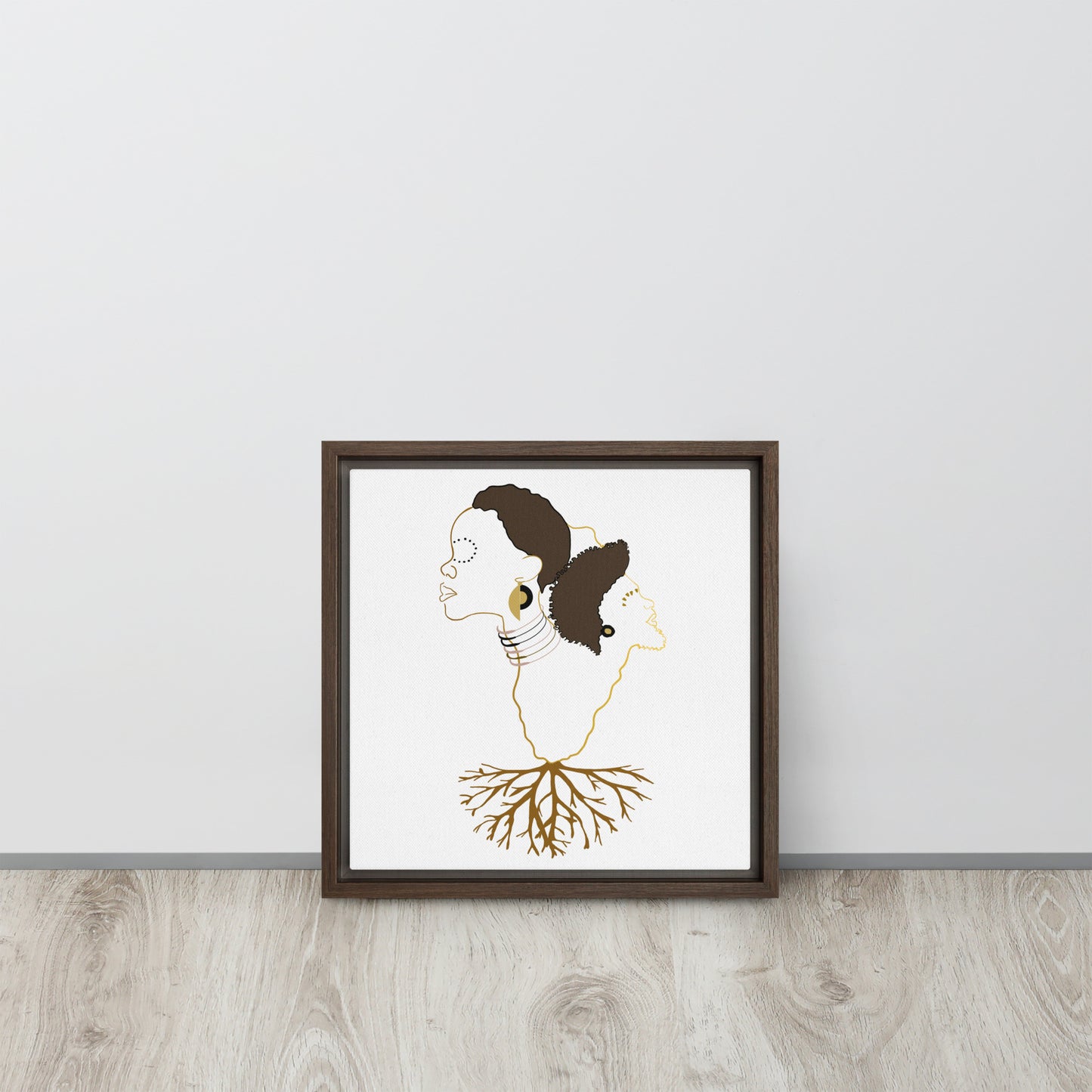 Roots Framed canvas