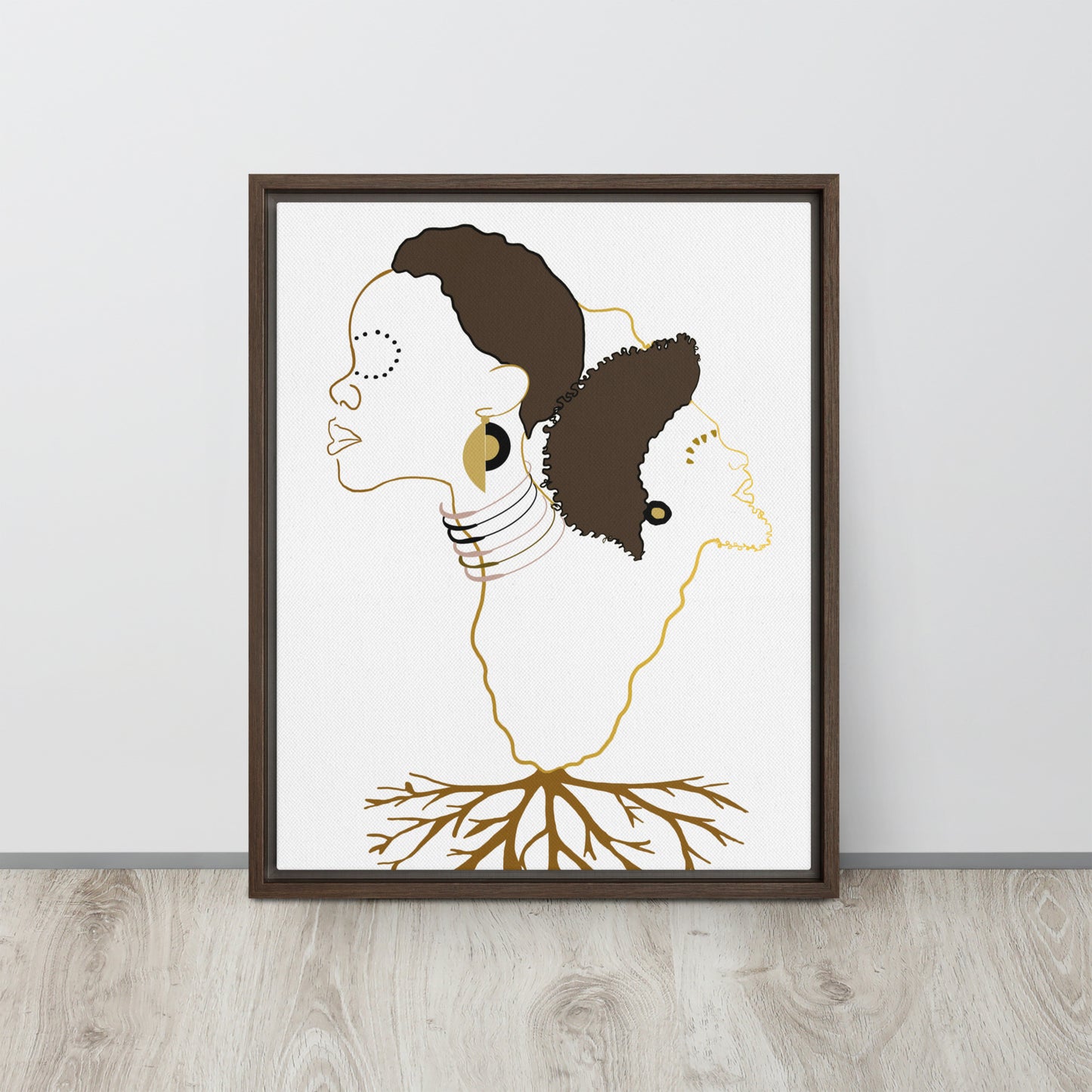 Roots Framed canvas