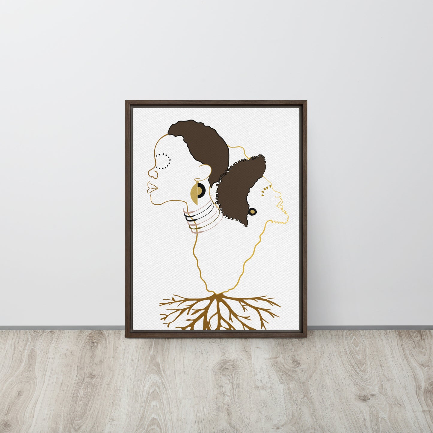 Roots Framed canvas