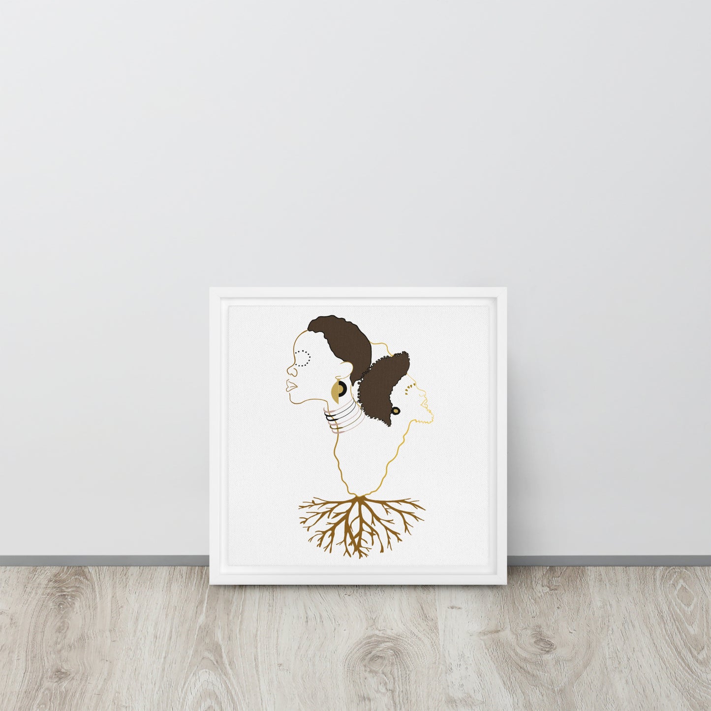 Roots Framed canvas