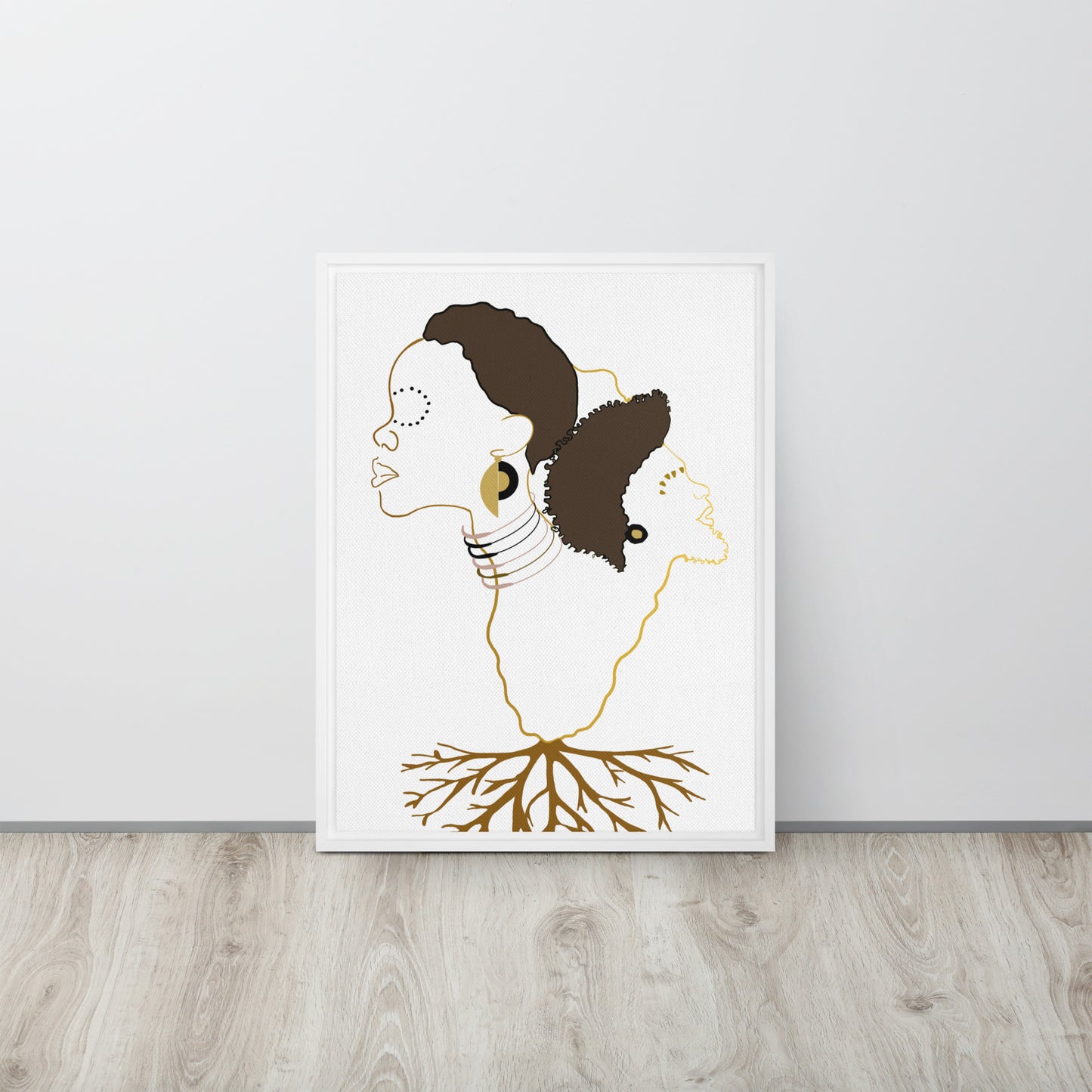 Roots Framed canvas