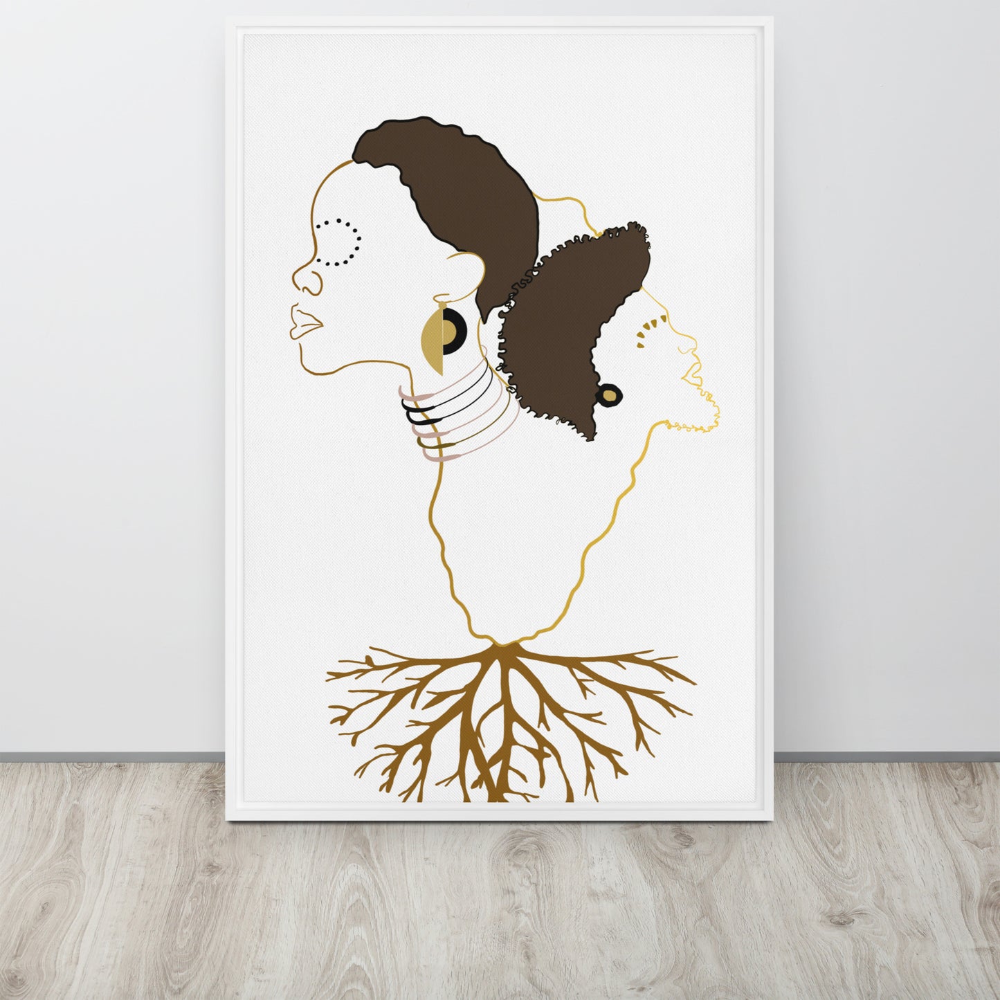 Roots Framed canvas